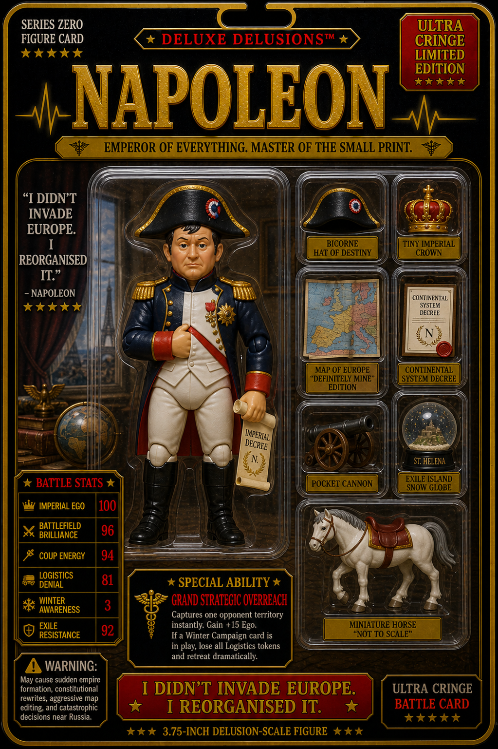 Napoleon Deluxe Delusions Figure Card