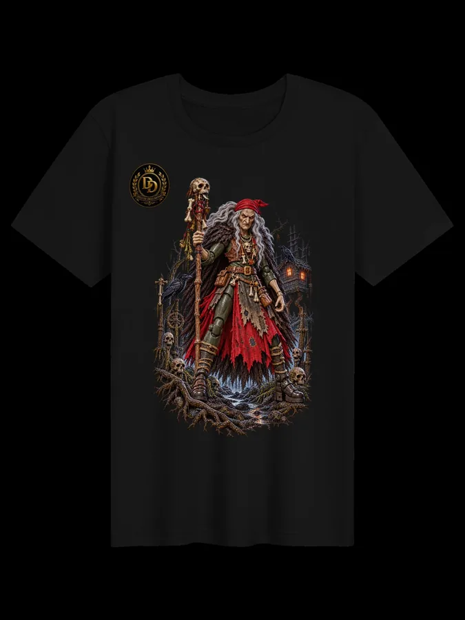 Baba Yaga T-shirt, Fourthwall product view 1