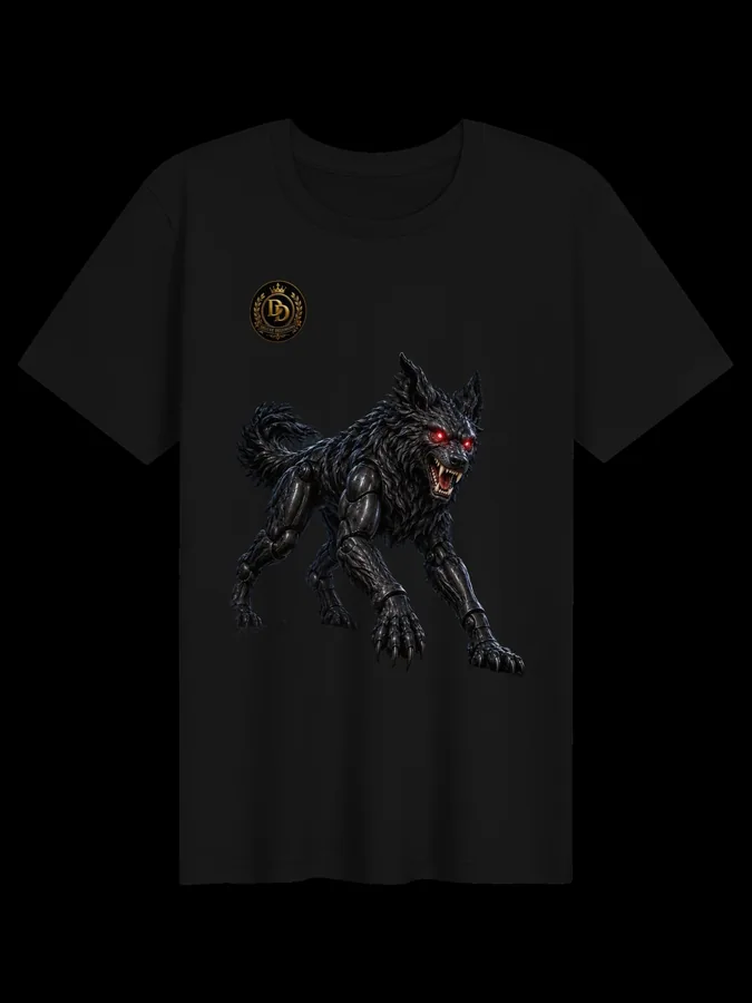 Black Shuck T-shirt, Fourthwall product view 1