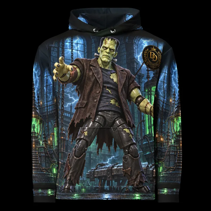 Frankenstein’s Creature Hoodie, Fourthwall product view 1