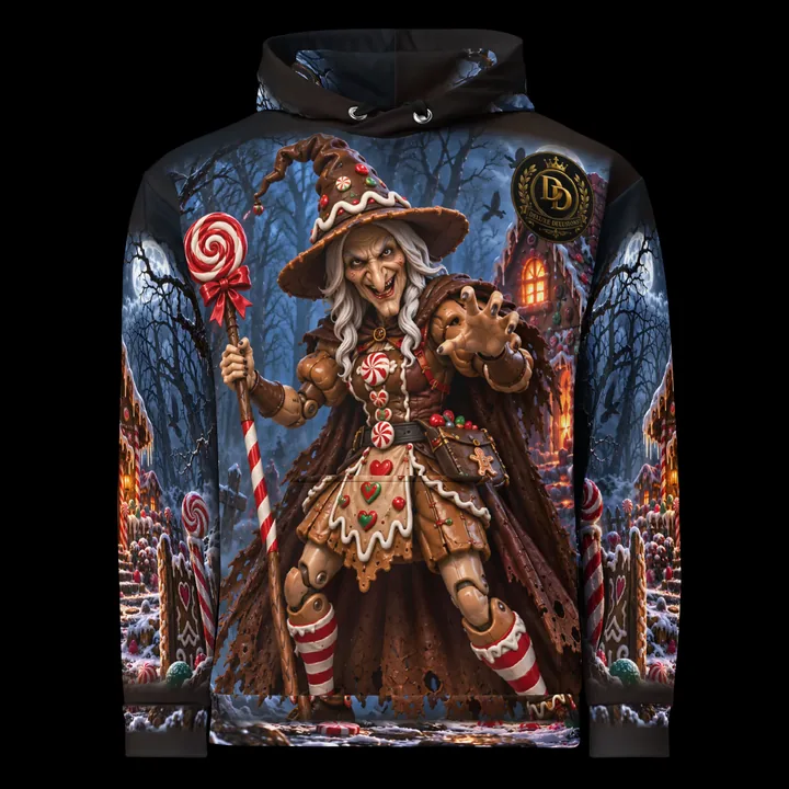 The Gingerbread Witch Hoodie, Fourthwall product view 1