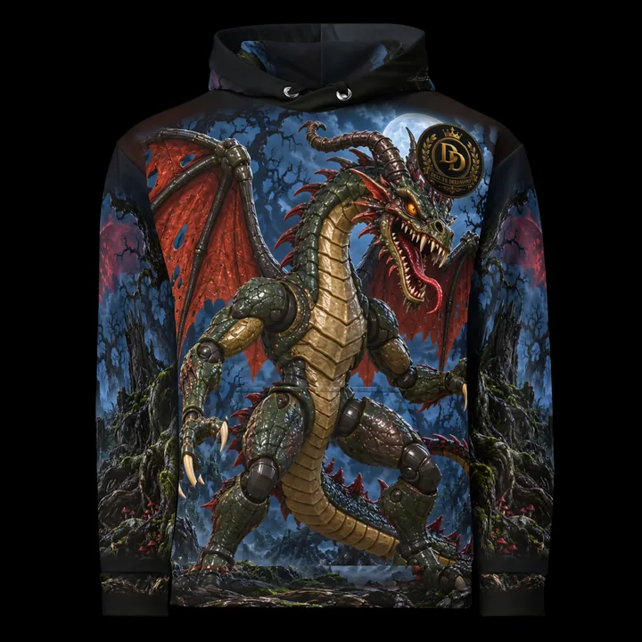 The Jabberwock Hoodie, Fourthwall product view 1