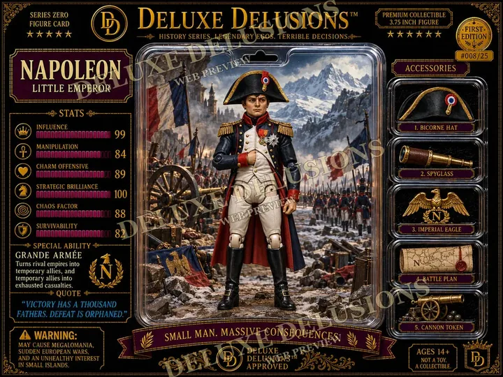 Napoleon cosplay reference card