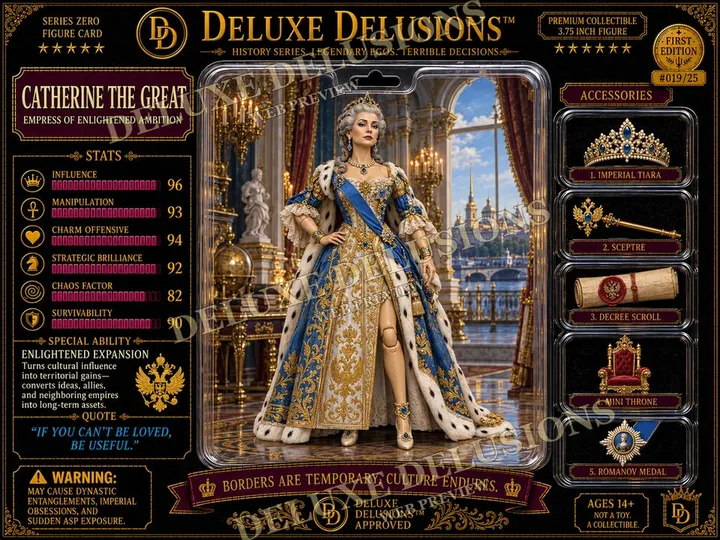 Catherine the Great cosplay reference card