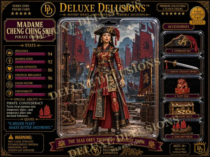 Madame Cheng Ching Shih cosplay reference card