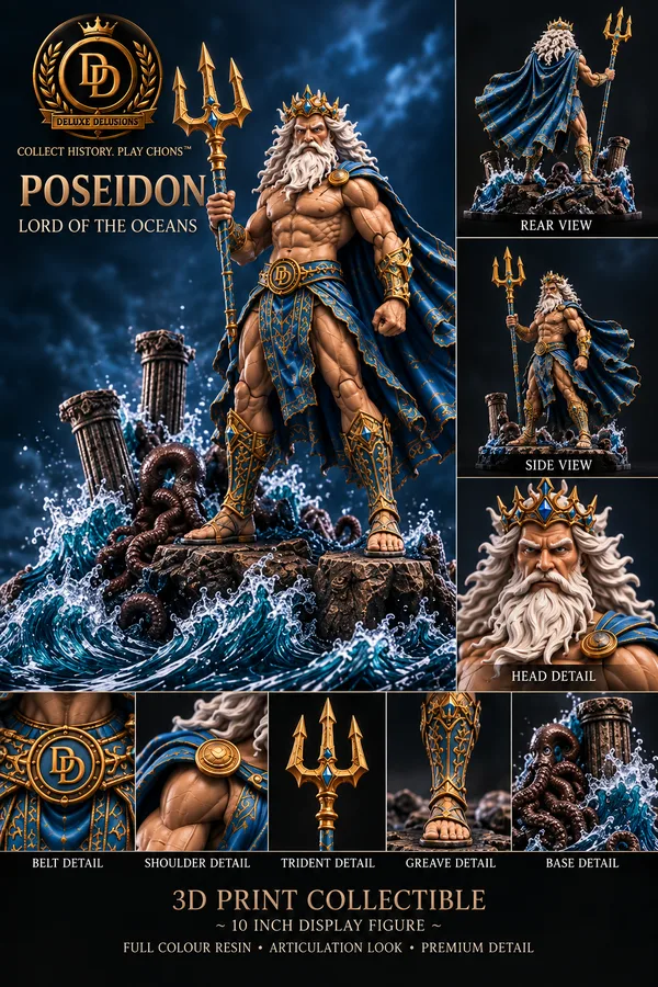 Poseidon collectible figure concept